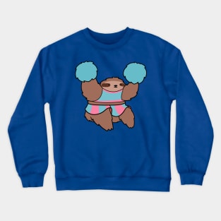 Cheerleader Sloth Crewneck Sweatshirt